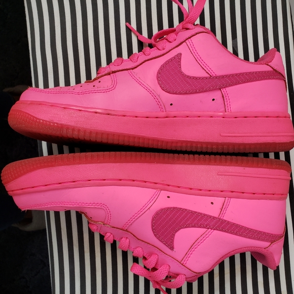 Nike | Shoes | Nike Air Force Valentine Pink Sneakers Sz55 | Poshmark